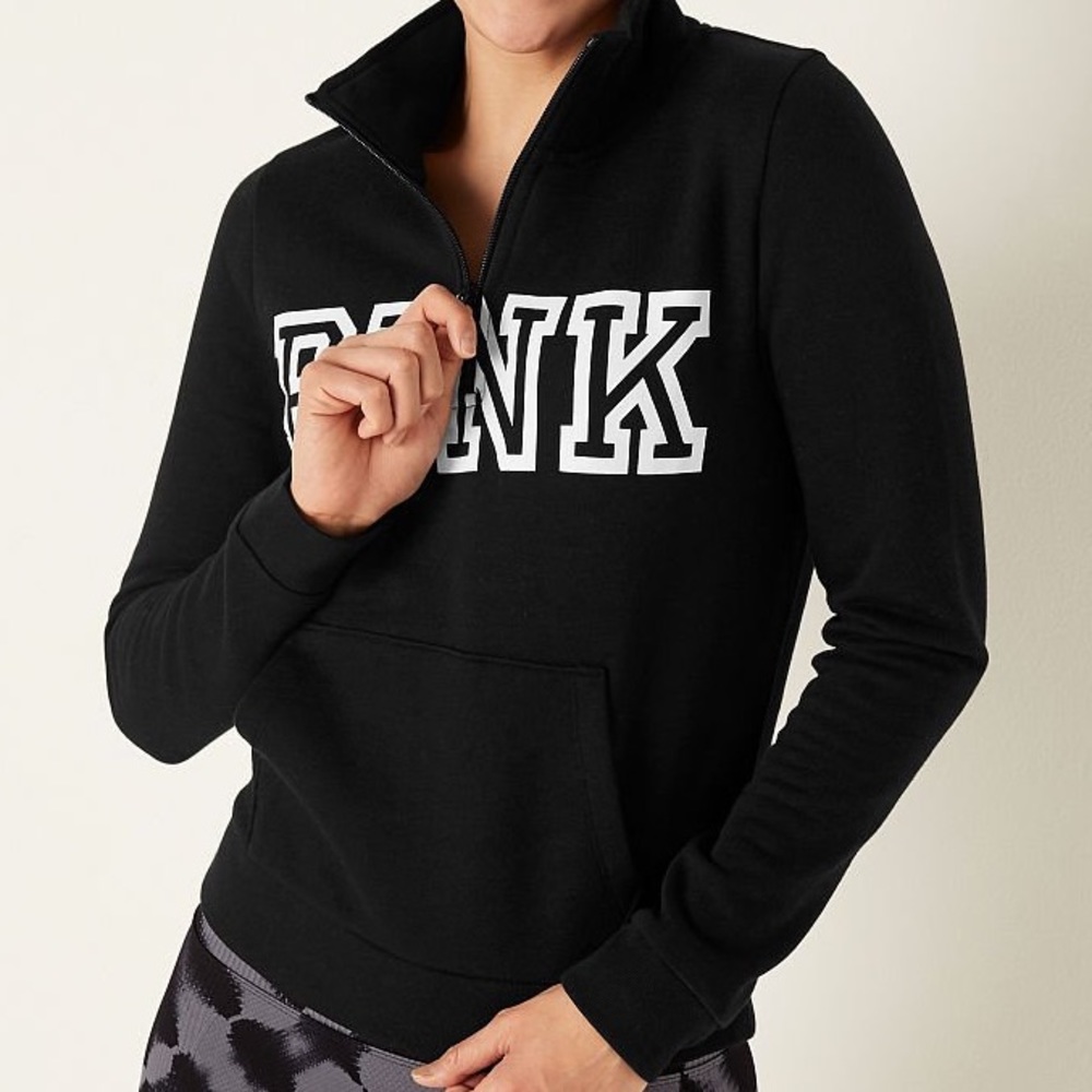 Victoria Secret Pink Quarter Zip Medium ✨